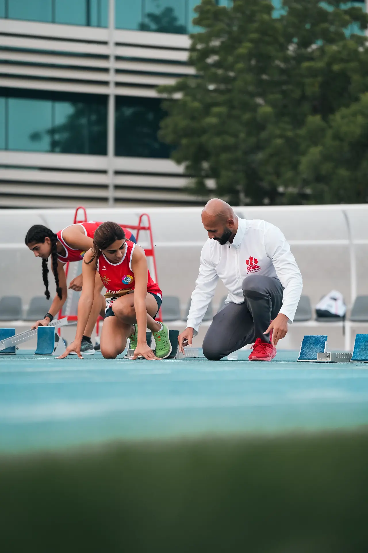 Team Canada athletics — starting blocks